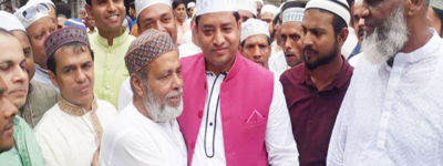গাজীপুরে আ. লীগ ও বিএনপি’র মেয়র প্রার্থীর ঈদ শুভেচ্ছা