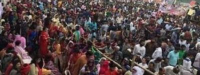 চলছে ঐক্যফ্রন্টের সমাবেশ।