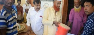 চাঁদপুরে জেলেদের মাঝে খাদ্য সহায়তা