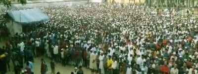 নুসরাতের জানাজায় লোকে লোকারণ্য